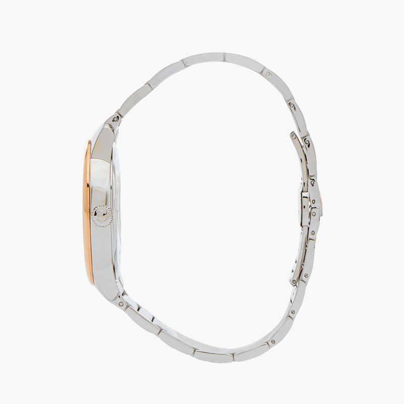 OMAX ساعة أوماكس ماستربيس للرجال باللونين الفضي والذهبي الوردي - Image 2